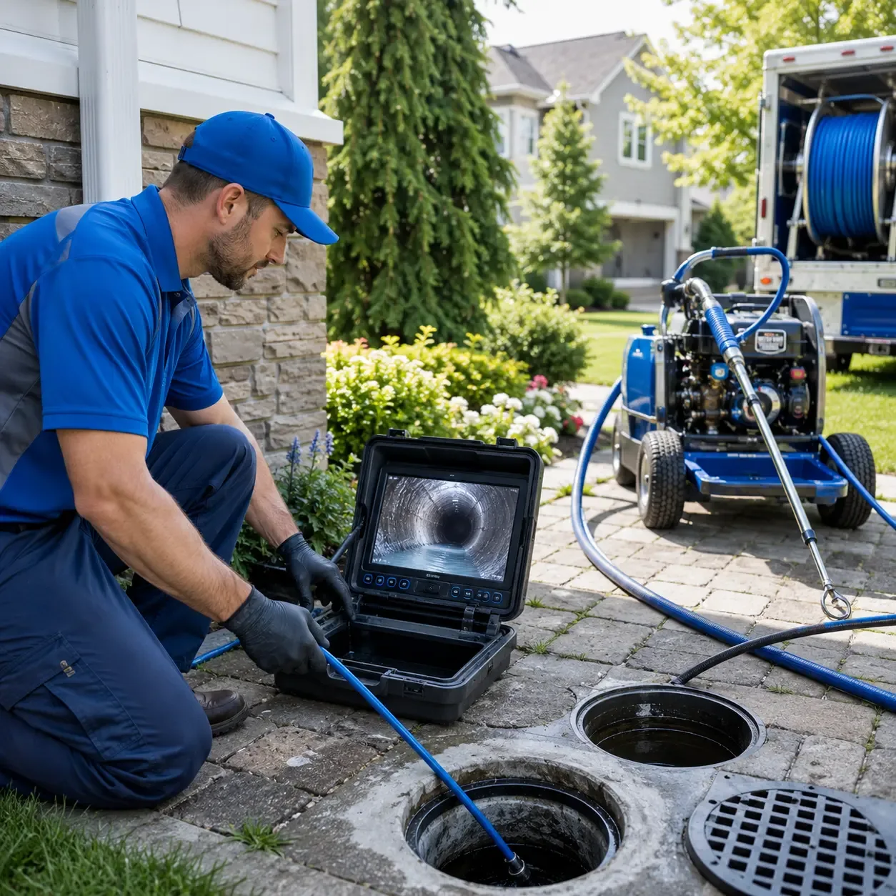 Outdoor drain cleaning professionals serving Bangor, MI